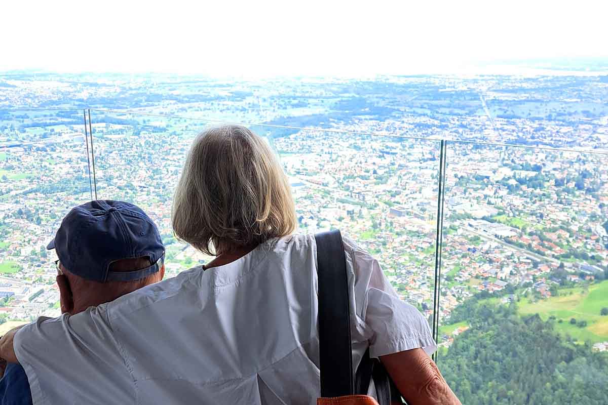 Noch einmal mit der Seilbahn