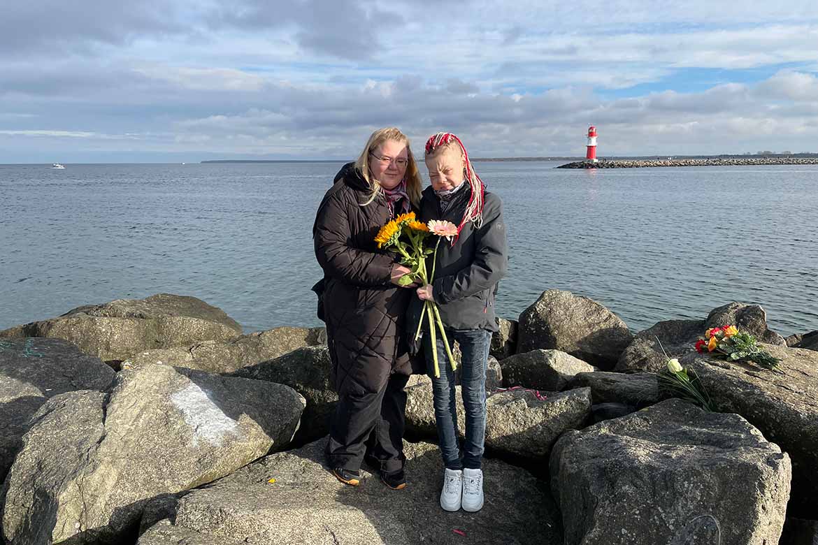 Sonnenblumen in der Ostsee…